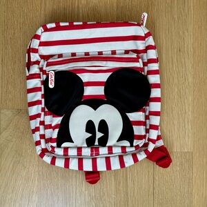 Cath Kidston Red and White Striped Kids Backpack